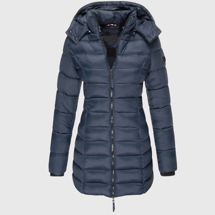 Averly | Long Puffer Jacket with Hood