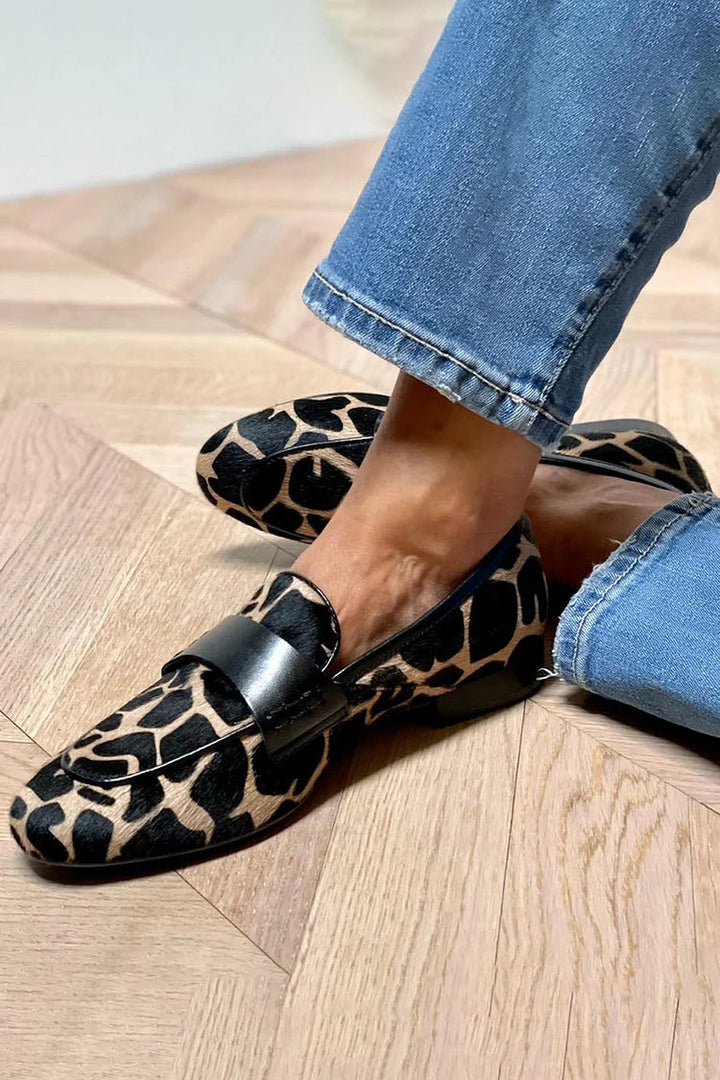 Vaylira | Animal Print Loafer With Elegant Detail