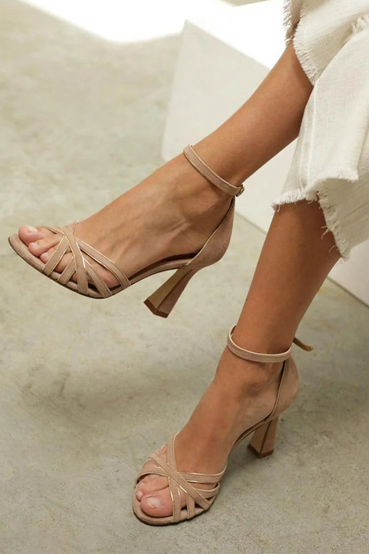 Zynorae | Strappy Mid-Heel Sandals