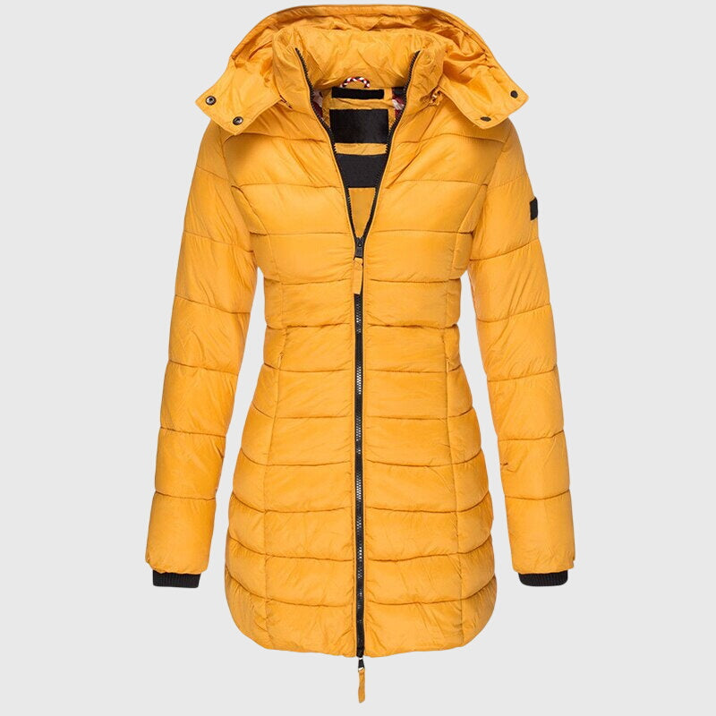 Averly | Long Puffer Jacket with Hood