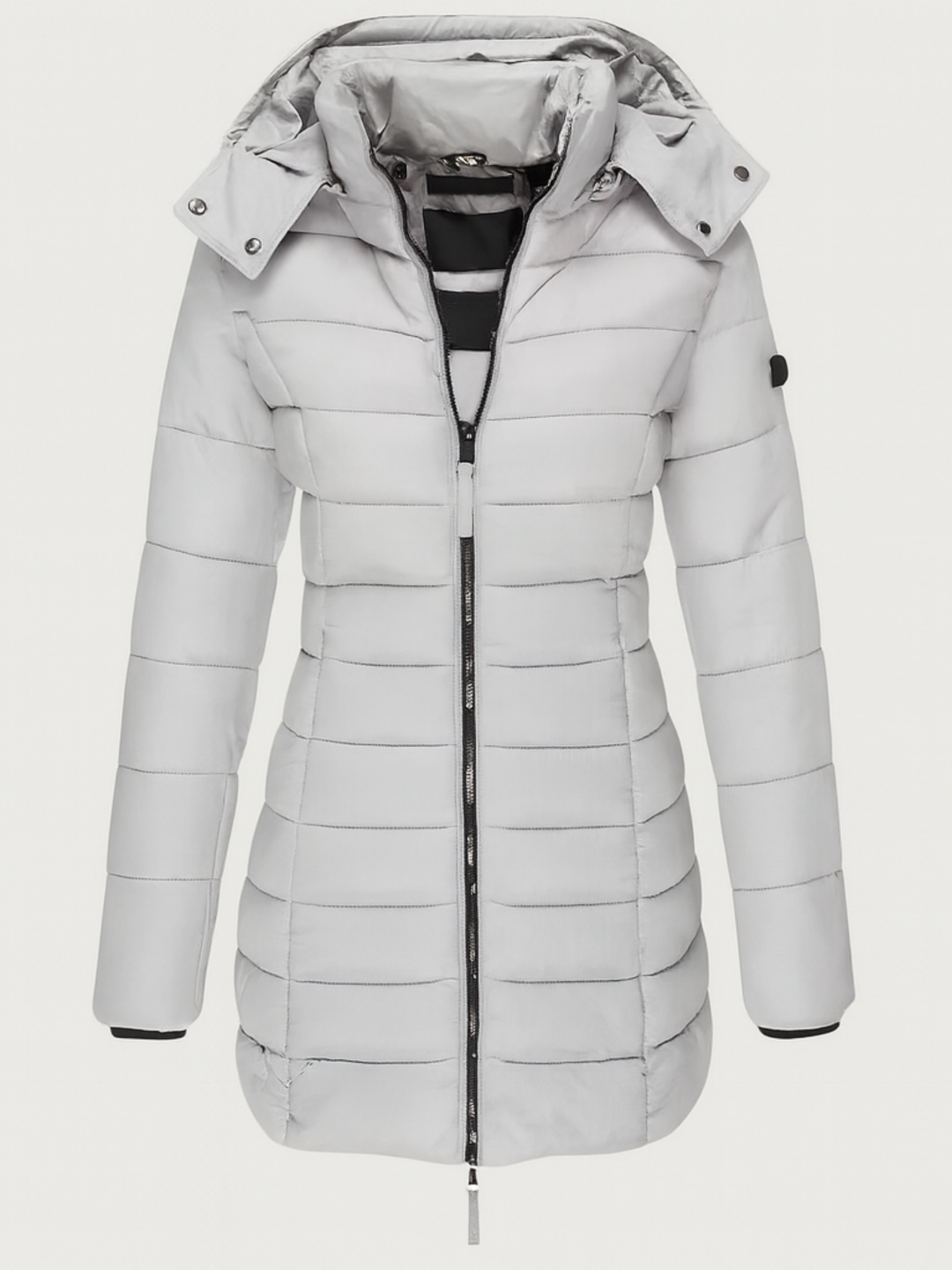 Becky | Long Puffer Jacket with Hood