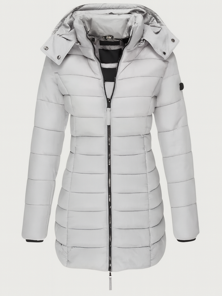 Becky | Long Puffer Jacket with Hood