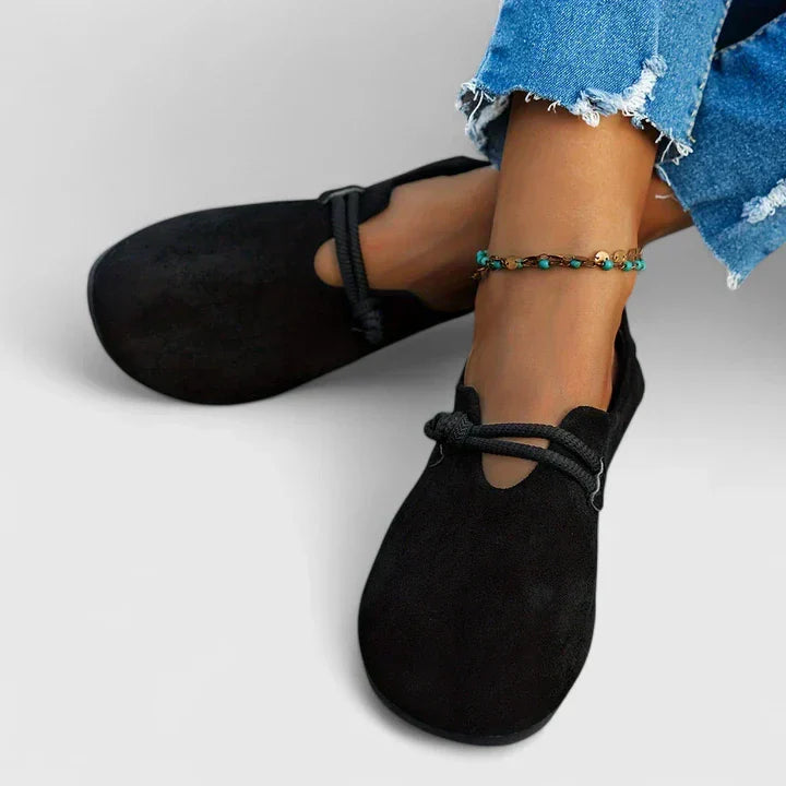 Maira | Cozy Slip-On Suede Flats