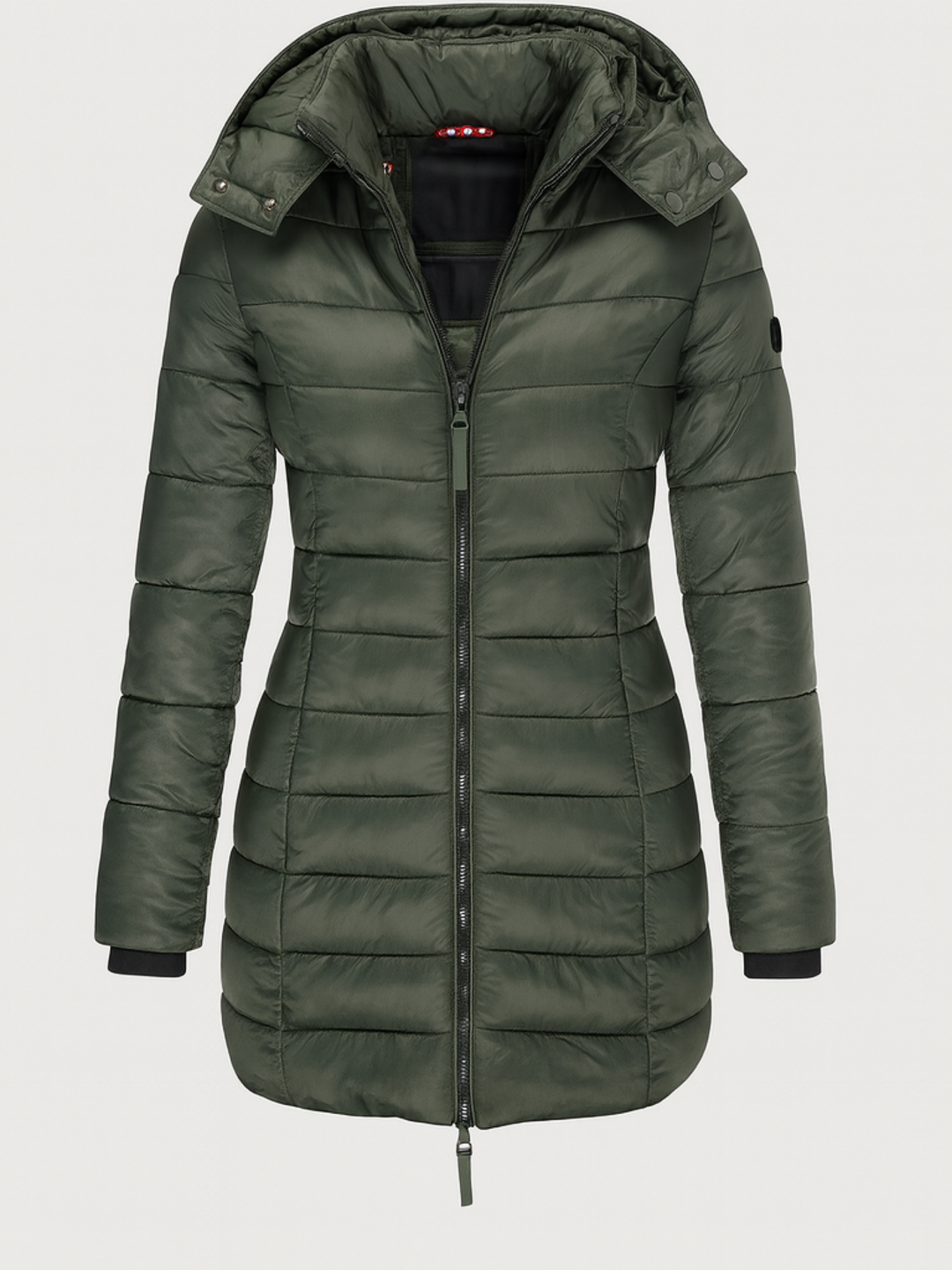 Becky | Long Puffer Jacket with Hood