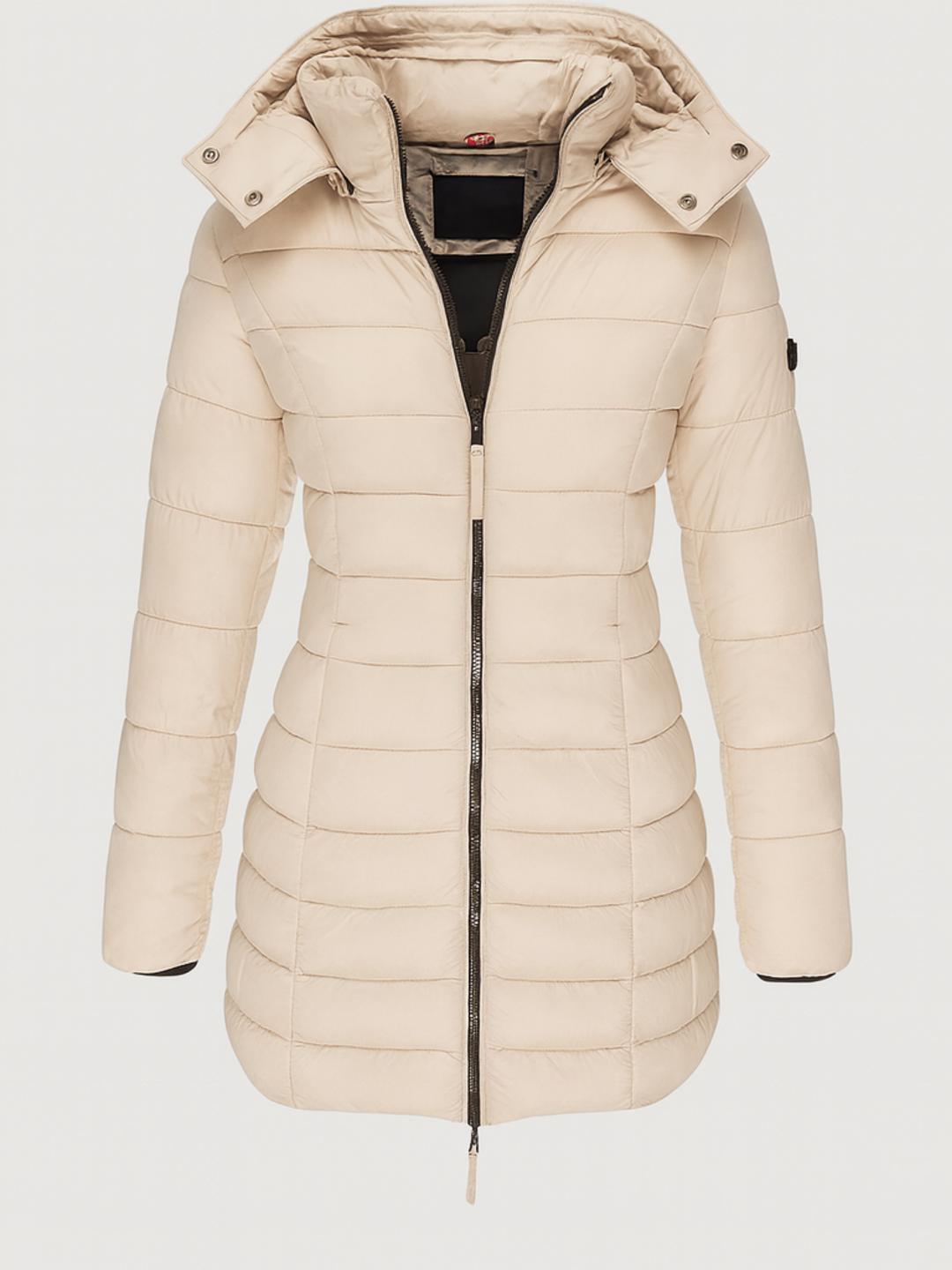 Becky | Long Puffer Jacket with Hood