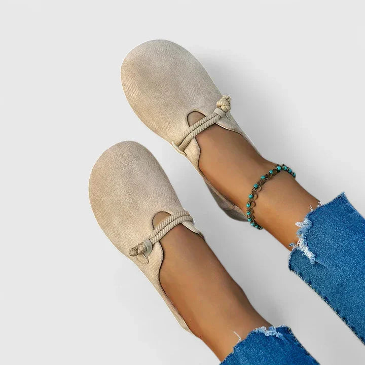 Maira | Cozy Slip-On Suede Flats