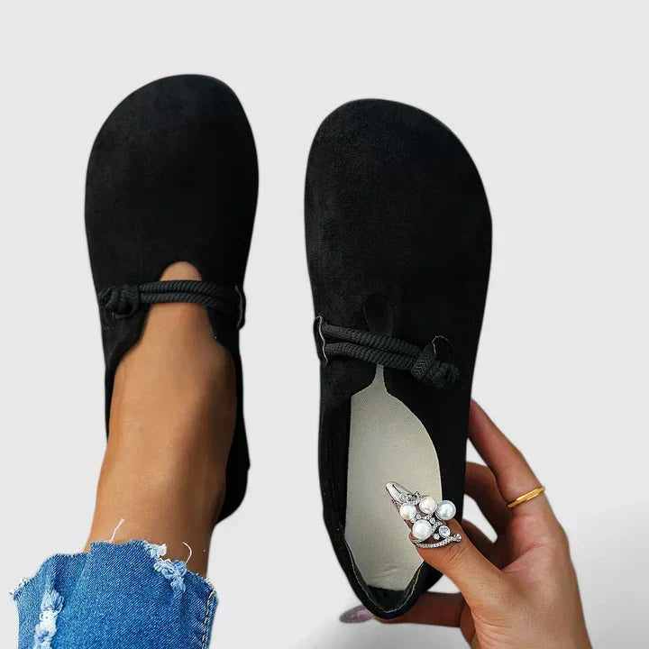 Maira | Cozy Slip-On Suede Flats