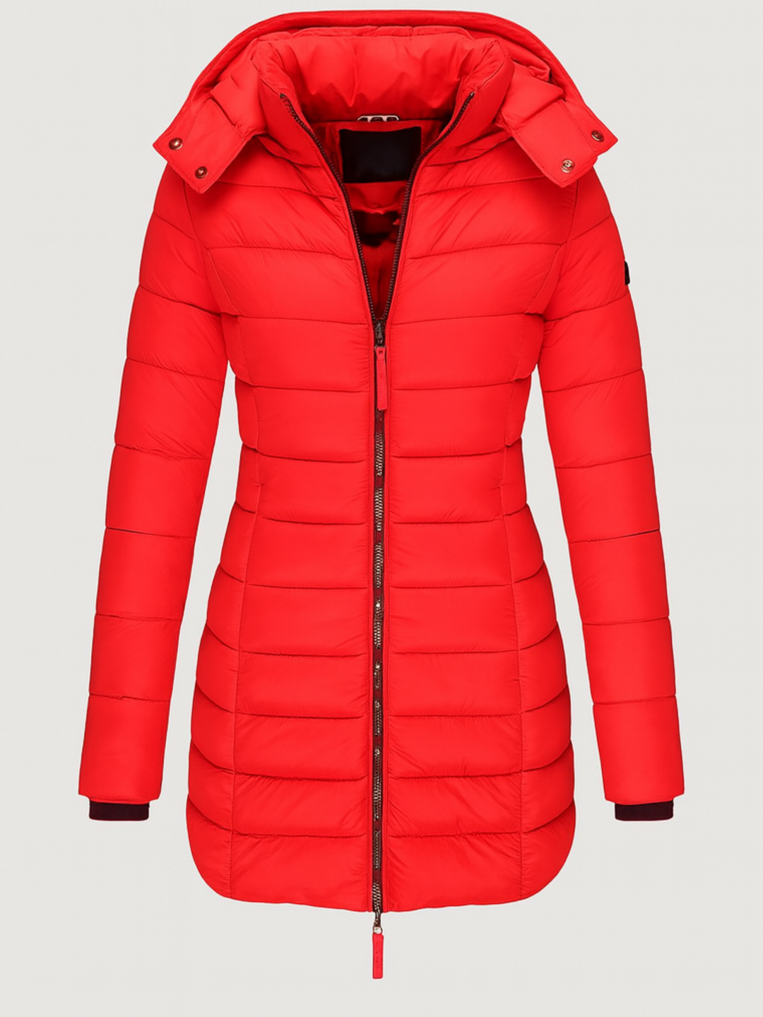 Becky | Long Puffer Jacket with Hood