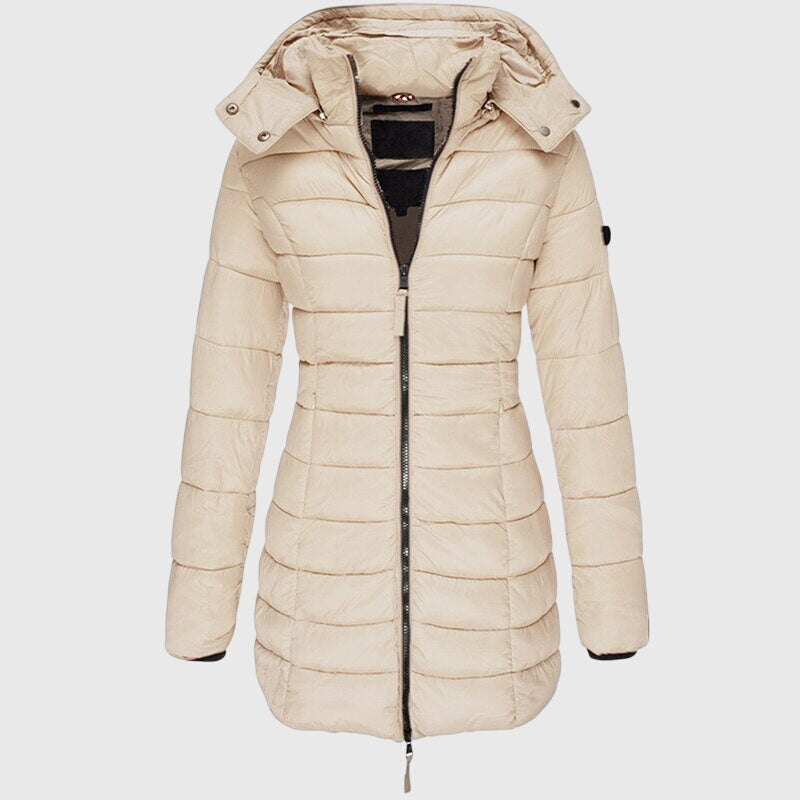 Averly | Long Puffer Jacket with Hood