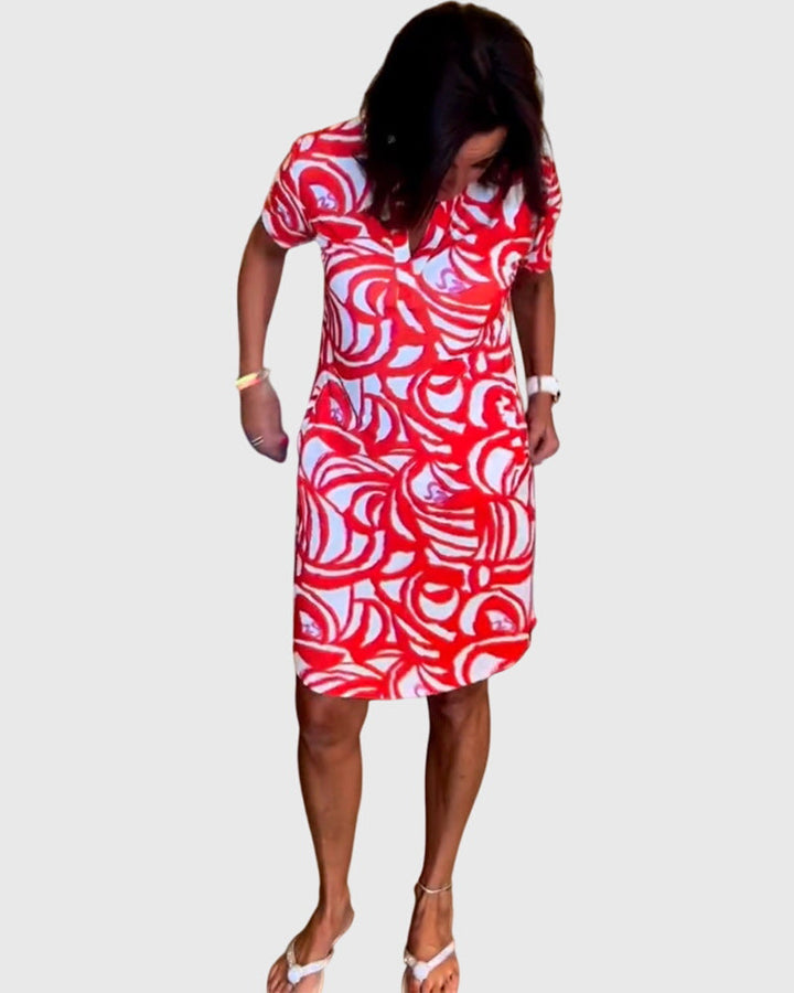 Elle™ | Flattering Avenue Walk Dress