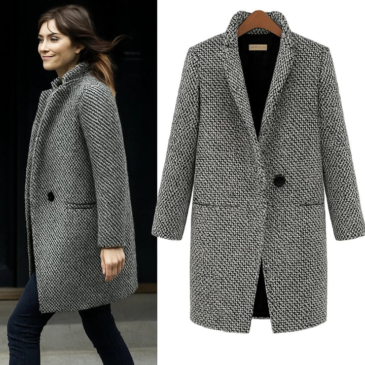 Winsley | Herringbone Long Coat
