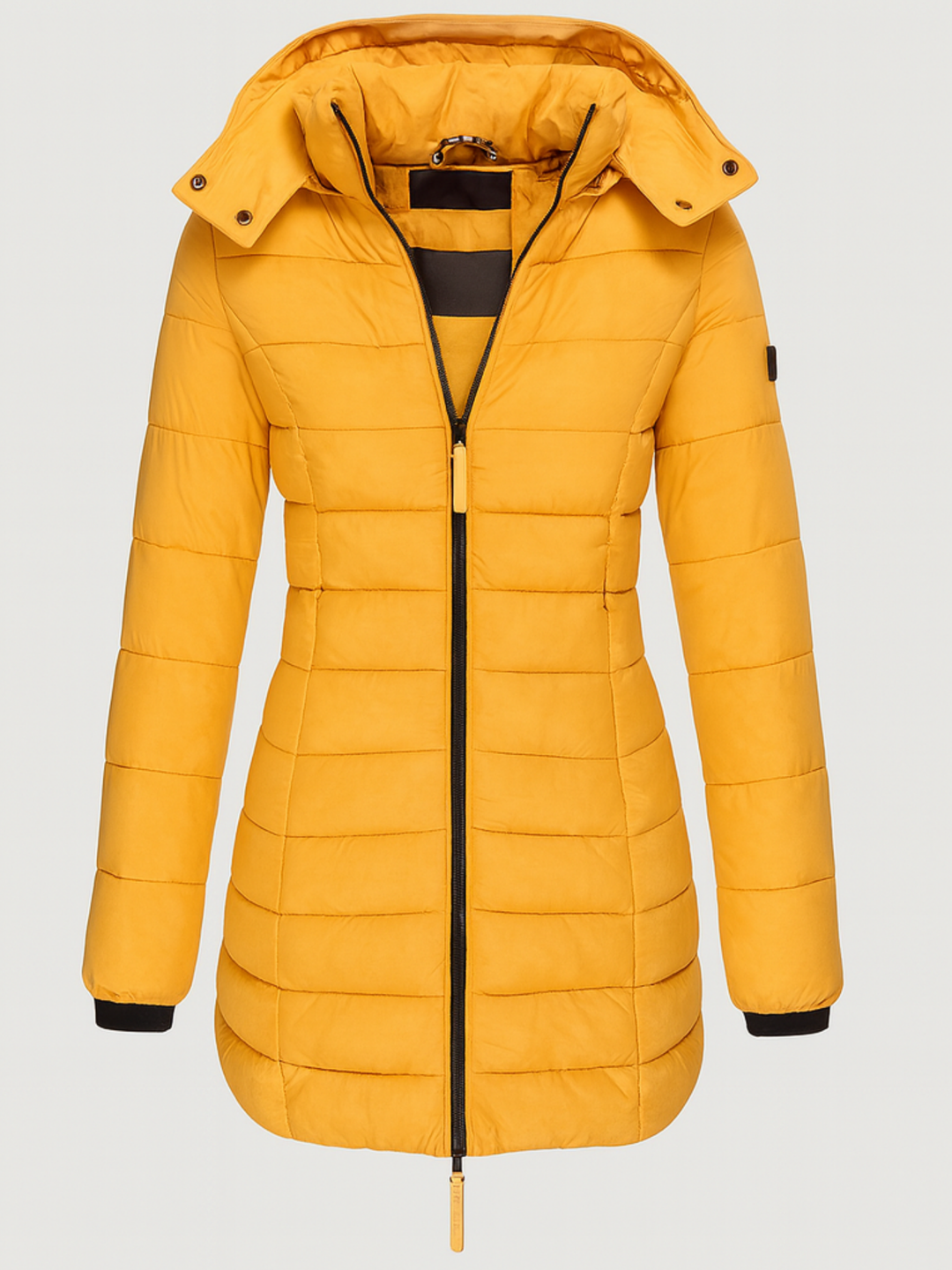 Becky | Long Puffer Jacket with Hood