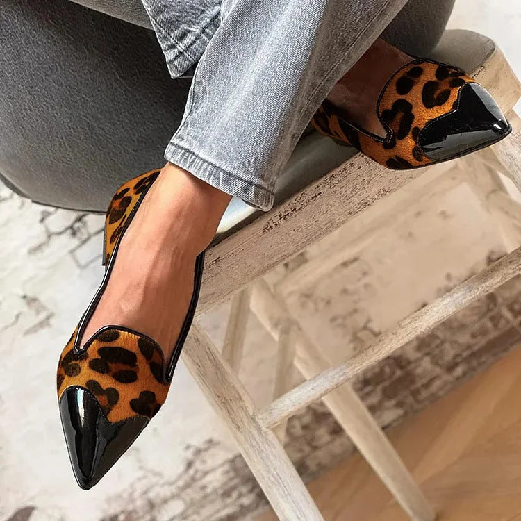 Taevria | Refined Animal Print Ballet Flats