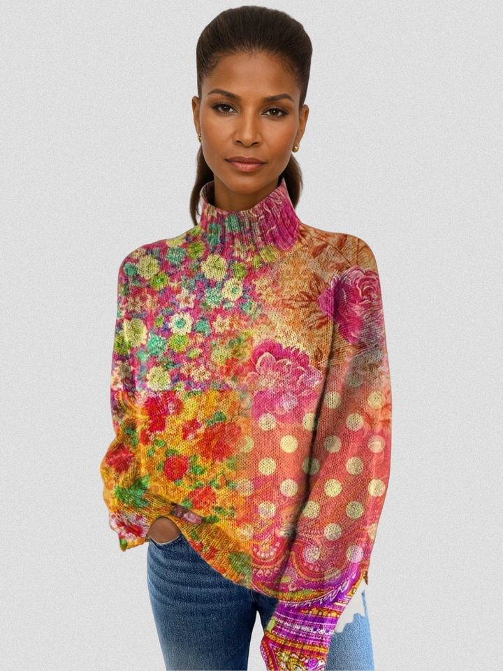 Santa Barbara | Colorful Knit Sweater Bloom Design