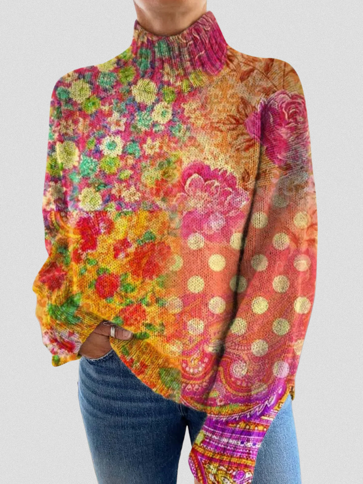 Santa Barbara | Colorful Knit Sweater Bloom Design