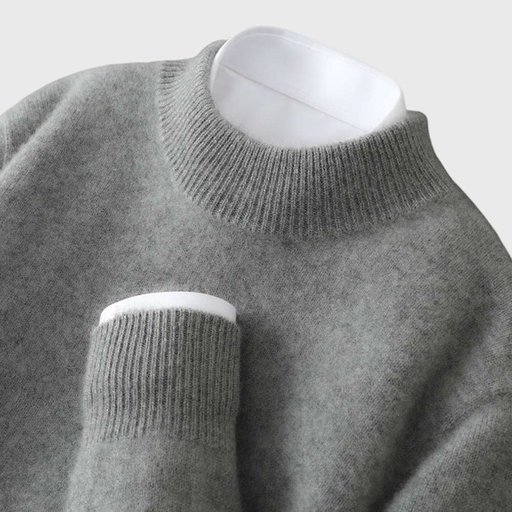 Audrey | Soft Knit Mock Neck Sweater