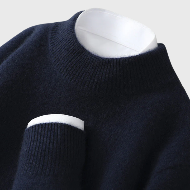 Audrey | Soft Knit Mock Neck Sweater