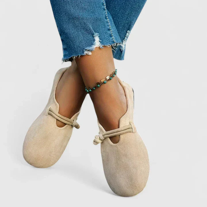 Maira | Cozy Slip-On Suede Flats