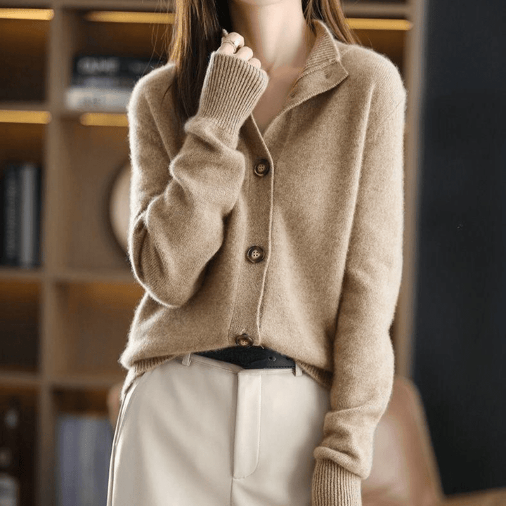 Anny | Cashmere Knit Cardigan